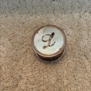 Elegant Gold and Cream Decorative Box